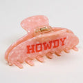 Word Up Claw Clip–Howdy