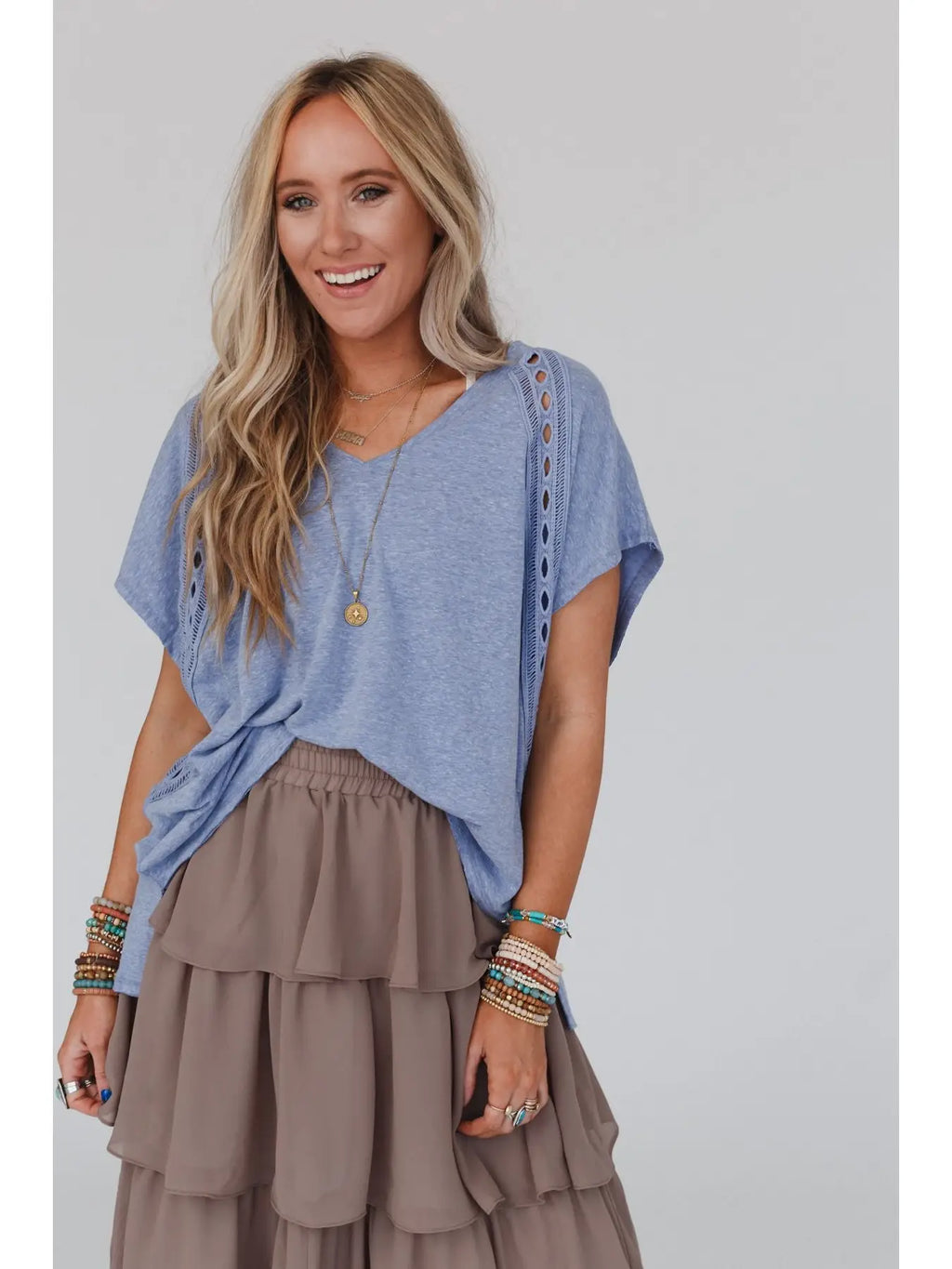 Camden Lace V-Neck Top