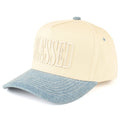 Blessed Letter Embroidered Two Tone Trucker Cap