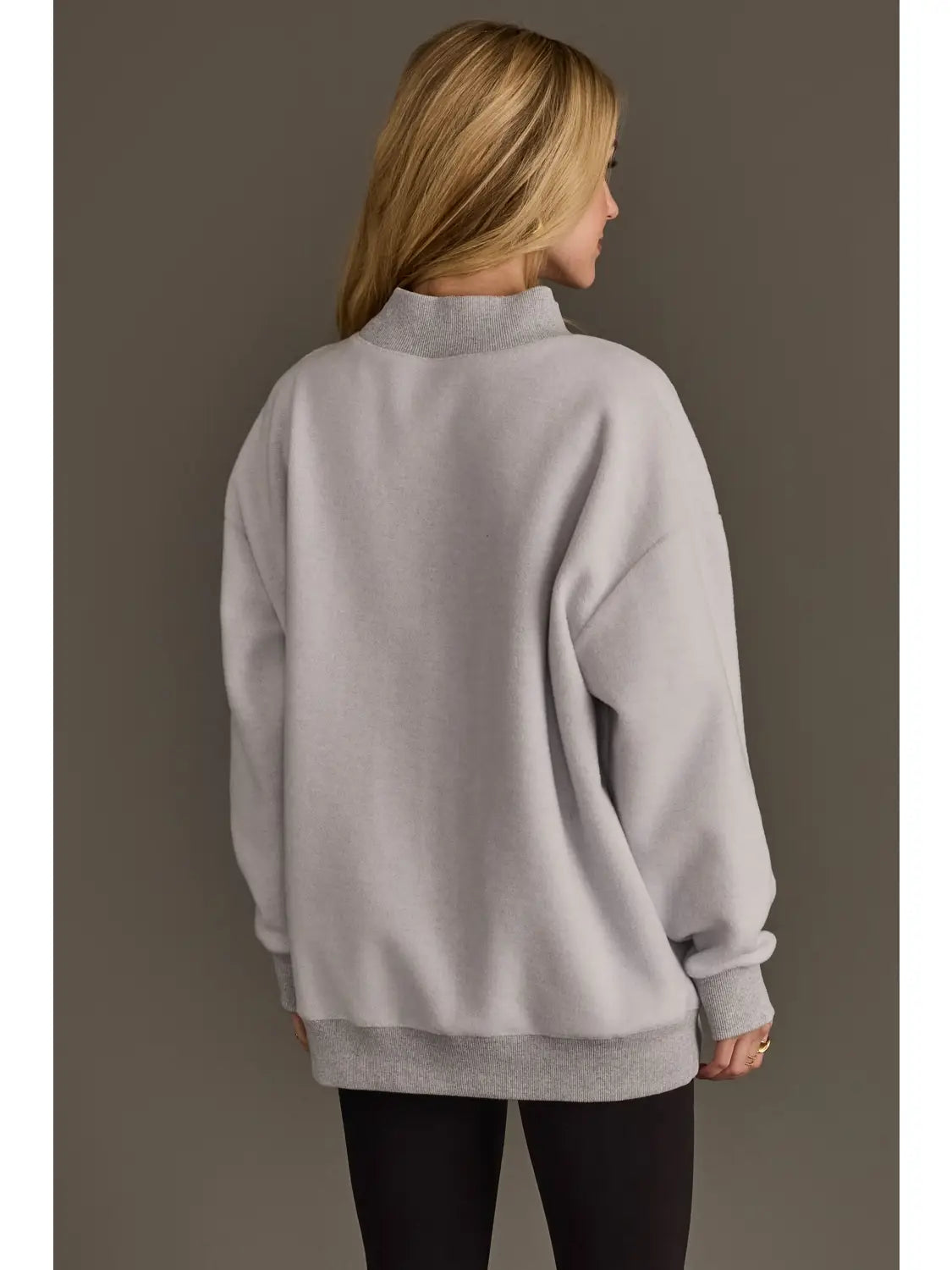 Light Gray Game Day & Sunday Funday Reversible Sweatshirt