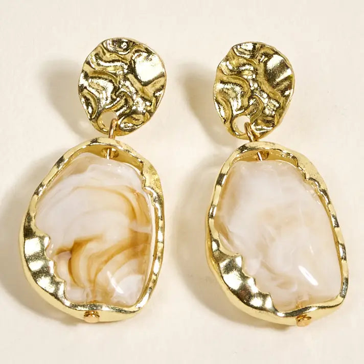 Standout Earrings–Liquid Gold