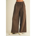 Brown Wide-Leg Corduroy Trousers