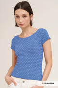 NIKIBIKI Marina Reversible Polka Dot Strap Top